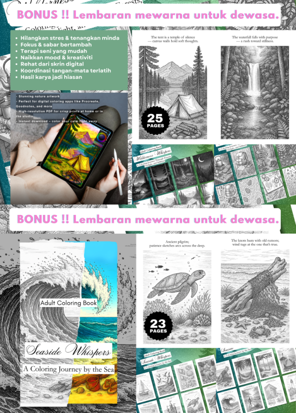 12,000+ e-Learning Bundle | Worksheet Prasekolah & Kanak-Kanak | Digital PDF - Image 9
